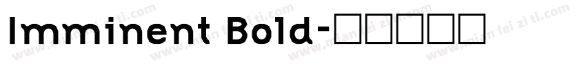 Imminent Bold字体转换